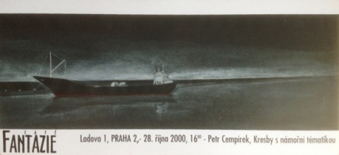 2000 – Art Café Fantazie, Praha, kresby