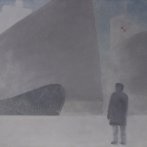 Zpátky v přístavu, olej na plátně, 70 x 50 cm, 2013