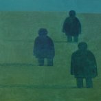 Přechod – tři, olej na plátně, 70 × 50 cm, 2013