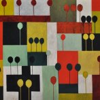 Zahrady, olej na plátně, 130 × 115 cm, 2014, prodáno