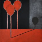 Zahrada, olej na plátně, 60 × 65 cm, 2015