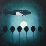 DC-2, 335 × 360 mm, olej na plátně, 2020 – prodáno